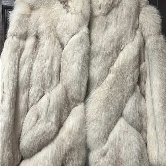 White Fox Fur Jacket